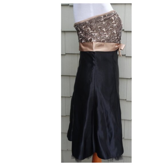 GUNNE SAX Jessica McClintock STRAPLESS Dress Size 7/Small, USA, bejeweled - Picture 3 of 9